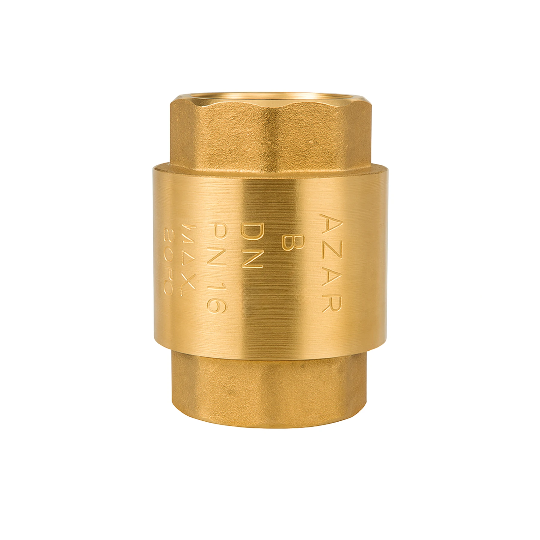 شیر خودکار (یک طرفه) فنری سوپاپ برنجی برند آذر سایز 1