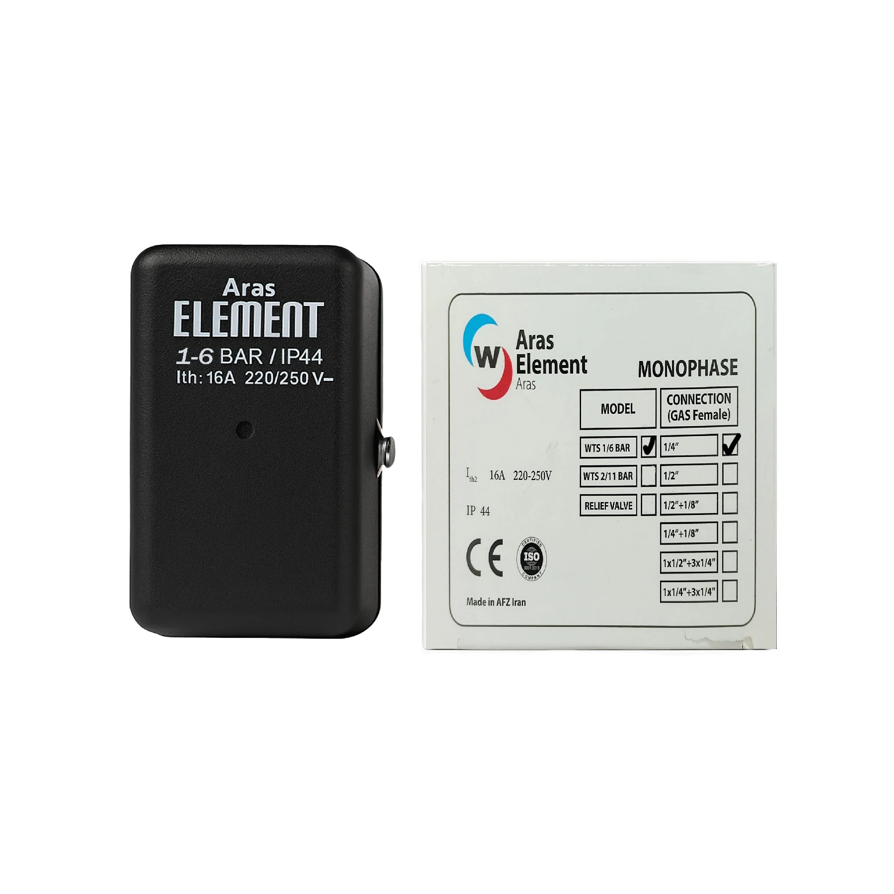 کلید اتومات پمپ برند ارس المنت مدل 6-1